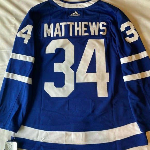 Adidas Auston Matthews Toronto Maple Leafs Authentic Jersey - Large - 52 - NWT - Picture 2 of 11